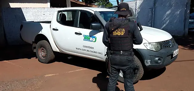Polícia recupera caminhonete furtada da Iagro em MS