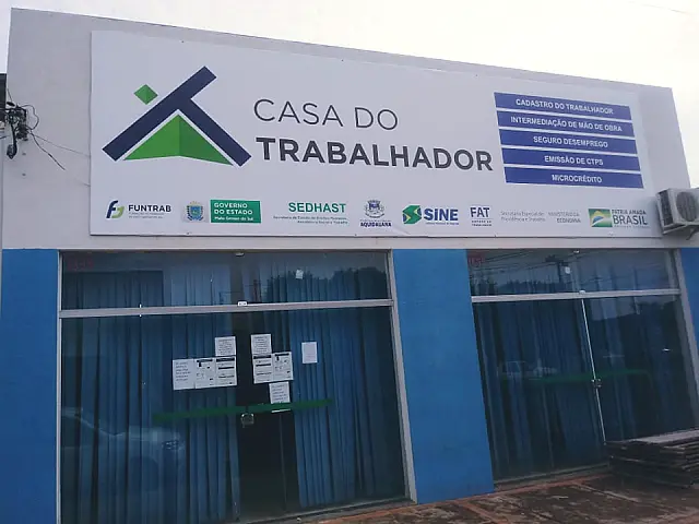 Casa do Trabalhador de Aquidauana está com nova fachada e divulga atendimentos