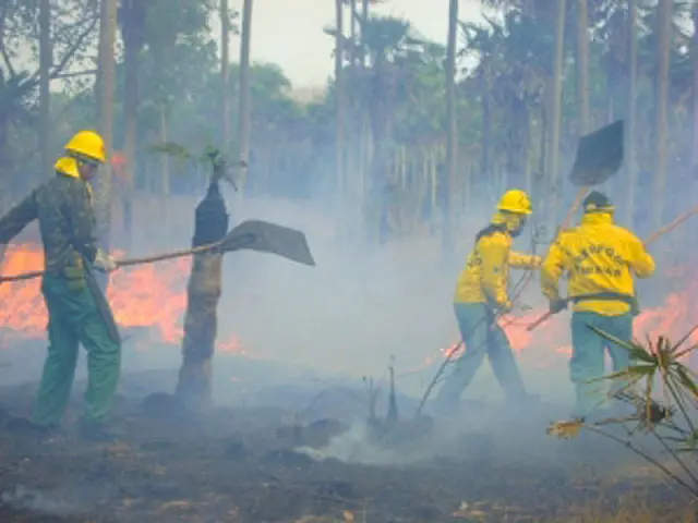 Brigada de Aquidauana é acionada para combater incêndios em Corumbá
