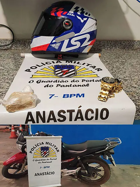 PM do 7° BPM prende traficantes de drogas em Anastácio
