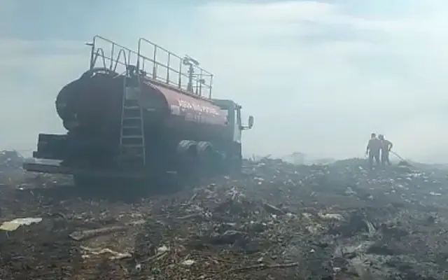 Incêndio é controlado em aterro sanitário de Corumbá