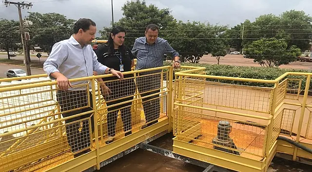 Em Jardim, presidente da Sanesul reafirma compromisso de investir em saneamento