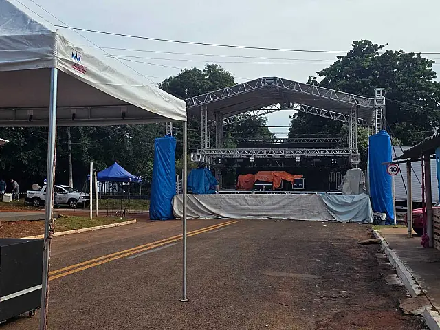 Quase tudo pronto para o Carnaval de Piraputanga