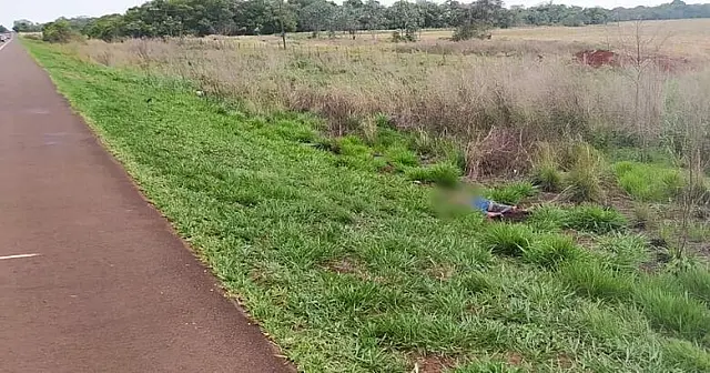 Ciclistas encontram corpo de homem quase degolado entre Campo Grande e Sidrolândia
