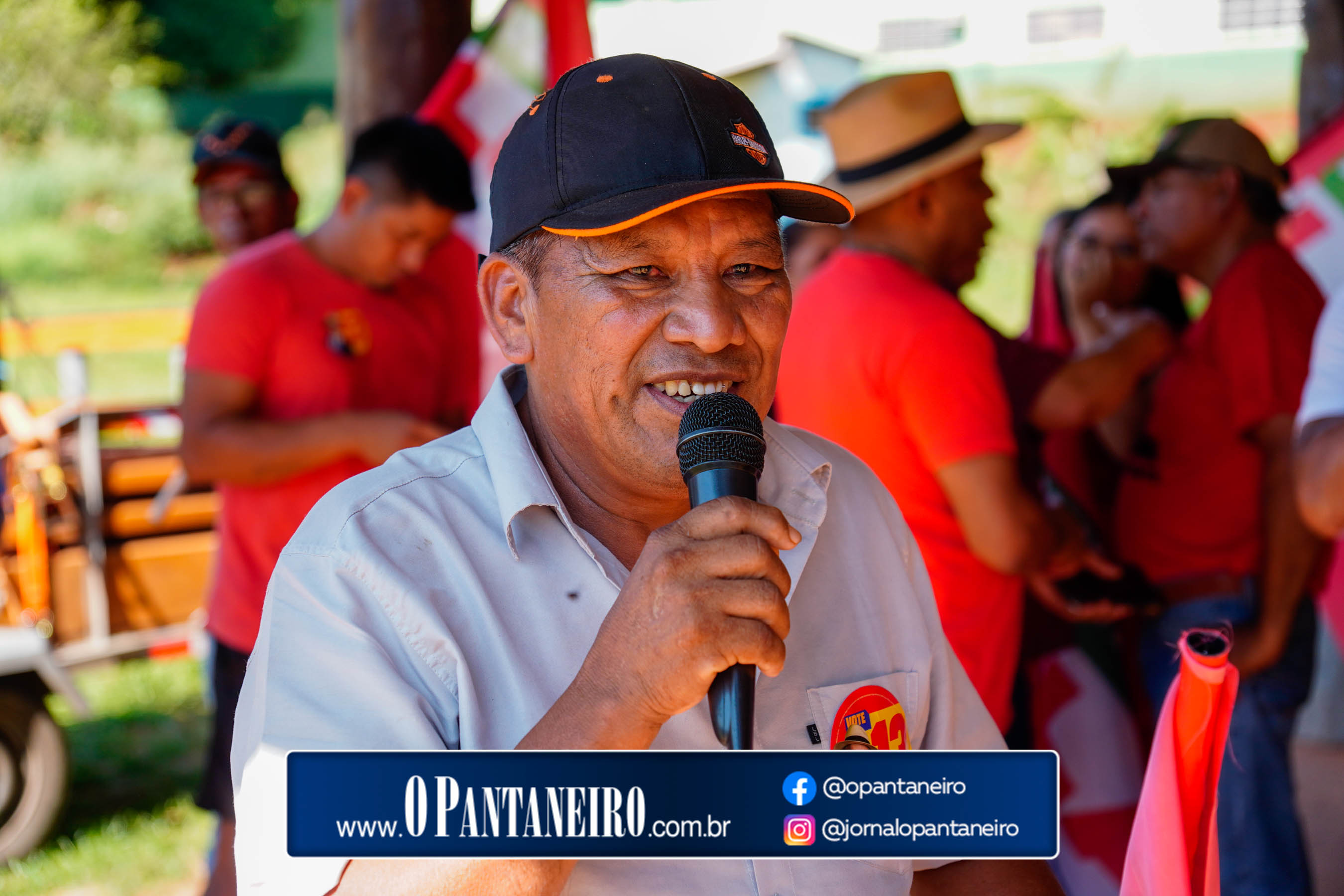 Carreata do Lula em Nioaque - Brejão e cidade O Pantaneiro