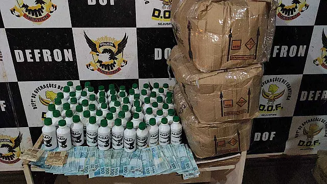 Boliviana é presa com mais de quarenta quilos de pólvora em MS