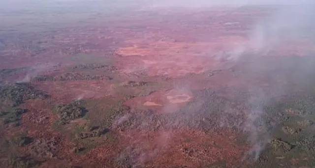 Bombeiros combatem focos de incêndio nas regiões do Passo do Lontra e Formigueiro