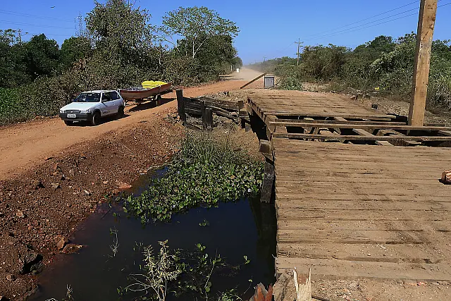 Tráfego na ponte em recuperação na MS-184 deve ser liberado este mês