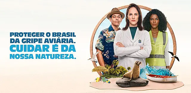 Campanha da União reforça ações e orienta população no combate à gripe aviária