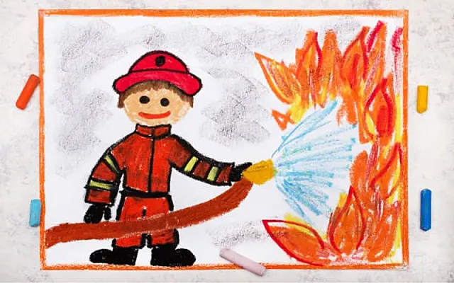 Bombeiros de MS fazem concurso para que a criançada solte o traço