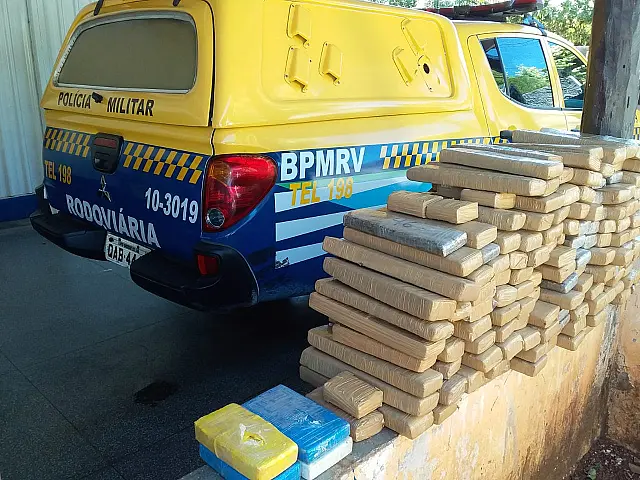 Homem é preso com 159 kg de maconha, cocaína e crack ao passar por Bonito