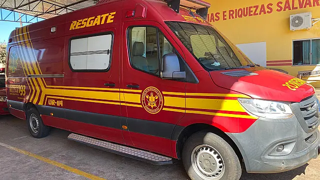Bombeiros de Miranda atendem a chamado de acidente doméstico