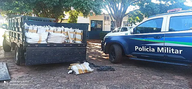 Policiais apreendem quase duas toneladas de maconha