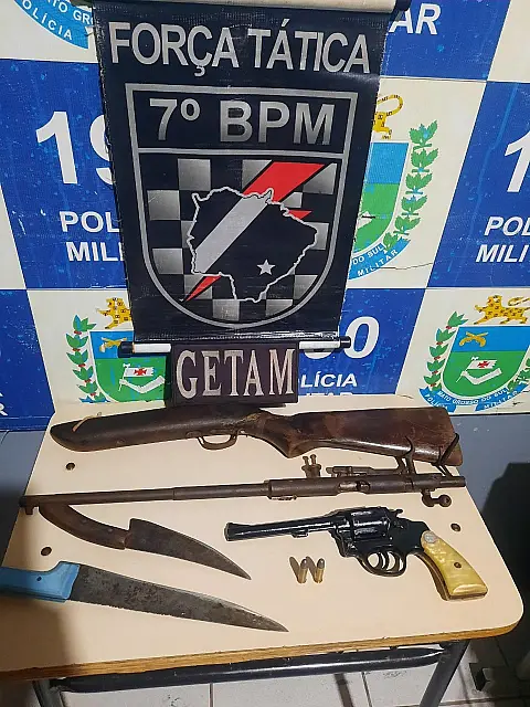 Policia Militar detém homem que tentaria matar parente em Aquidauana