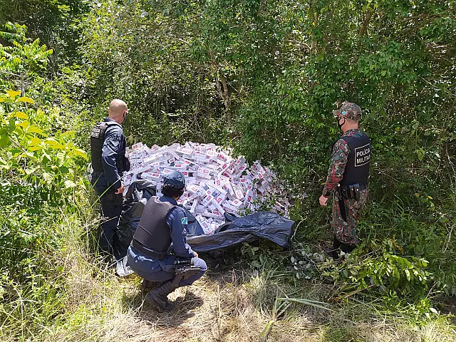 Policiais encontram 3,3 mil pacotes de cigarro escondidos em fazenda em Nioaque