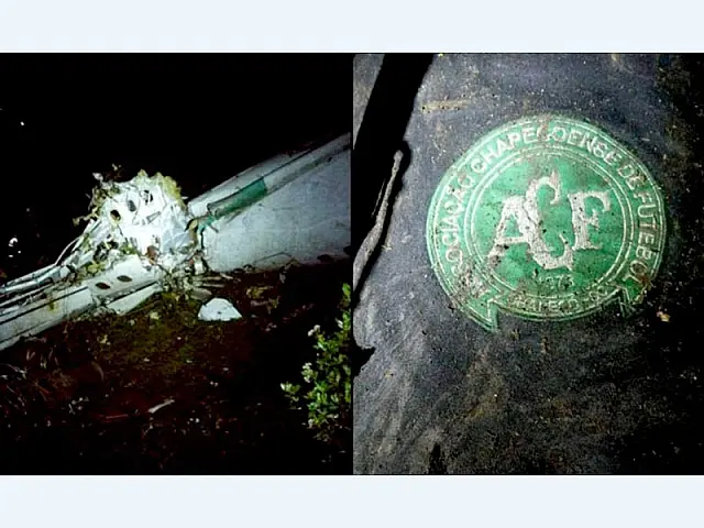 TRAGÉDIA: Avião da Chapecoense cai na Colômbia e deixa 76 mortos