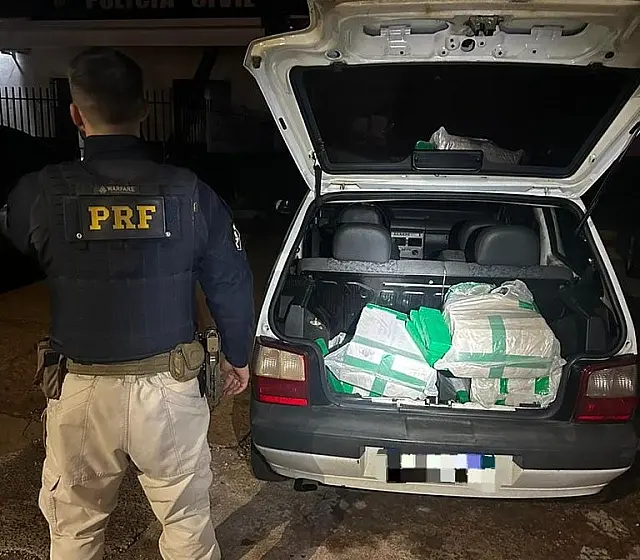 Motorista é preso com 108 kg de maconha em posto de combustível de Rio Brilhante