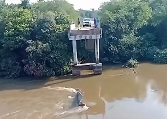 Corpo de caminhoneiro morto após queda de ponte é liberado em MS