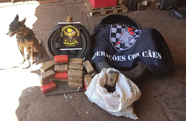 Polícia intercepta maconha escondida nos pneus de veículos em MS