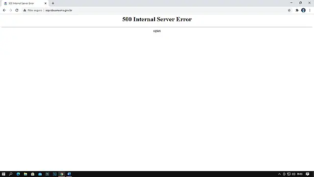 Site da prefeitura de Aquidauana amanhece fora do ar