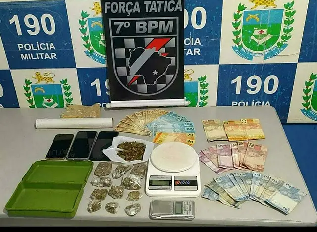 Irmãos são presos por venda de droga próximo ao presídio de Aquidauana