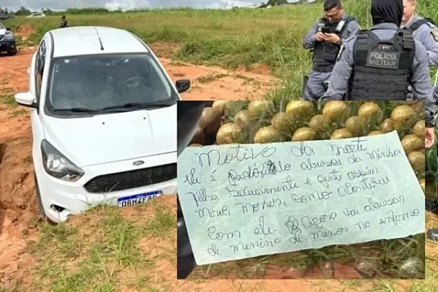 "Abusou da minha filha": Homem é encontrado morto com bilhete no MT