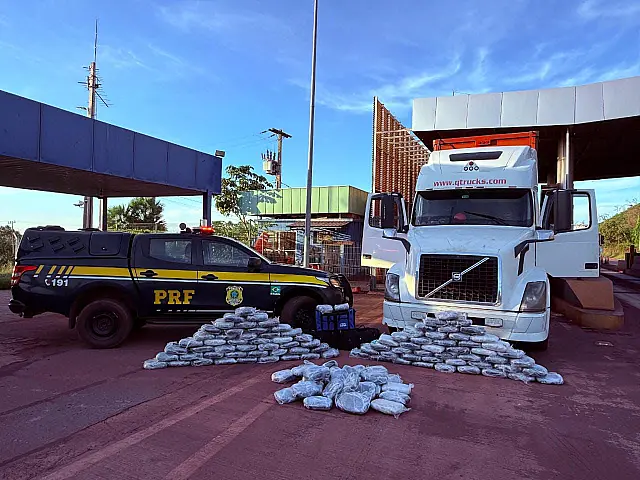Boliviano é preso com 172 quilos de droga na BR-262 em Corumbá