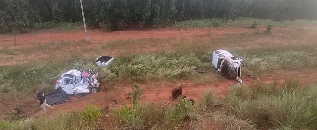 Família morre em acidente na BR-262