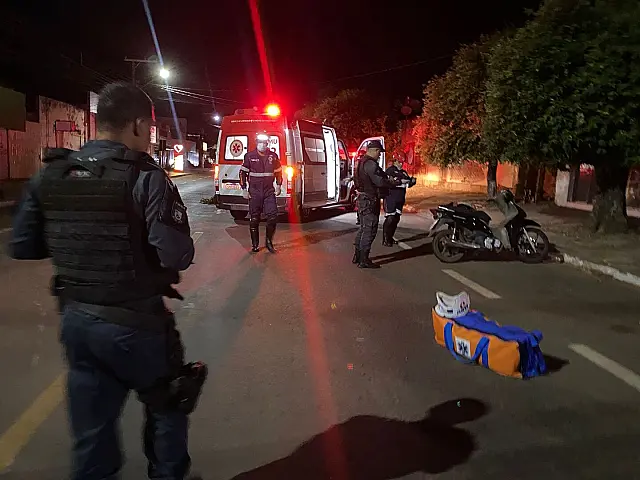 Batida entre motos deixa motociclista ferido em Anastácio