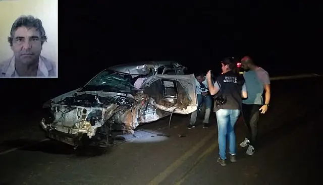 Ex-secretário de Nioaque morre em acidente entre Hilux e caminhão