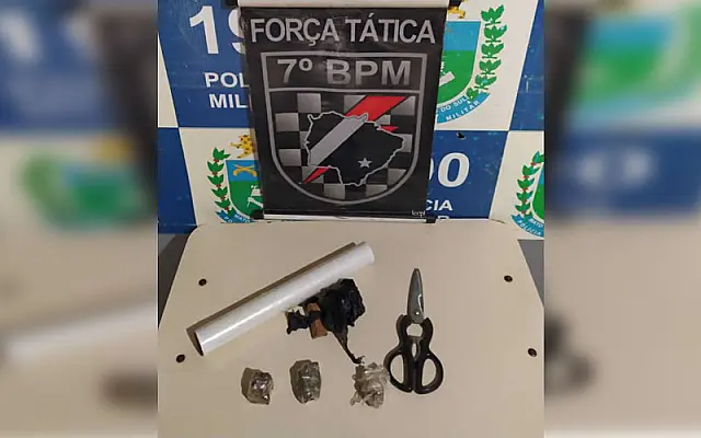 Policiais militares apreendem adolescente por tráfico em Anastácio