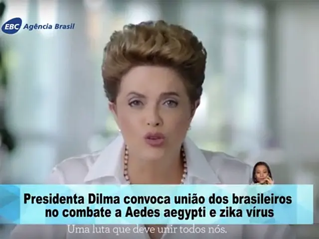 Dilma usa rede de rádio e TV para pedir engajamento de todos no combate ao Zika
