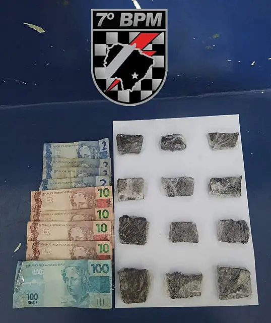 Suspeito é preso por tráfico de drogas durante ação da PM em Anastácio