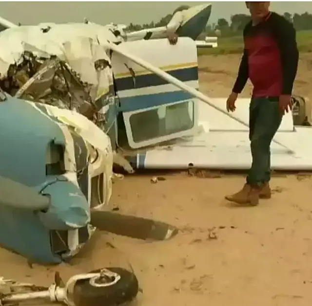 Vítimas de acidente com avião de pequeno porte são socorridas pelo Exército