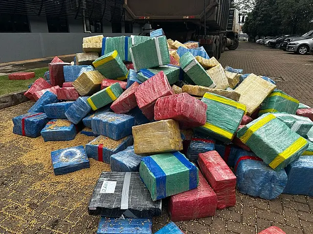 Forças de segurança apreendem mais de 7 toneladas de maconha