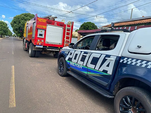 Criança em bicicleta fica ferida após colisão com moto no Santa Terezinha
