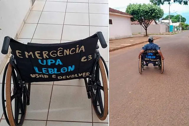 Homem é preso por furto de cadeira de rodas em UPA