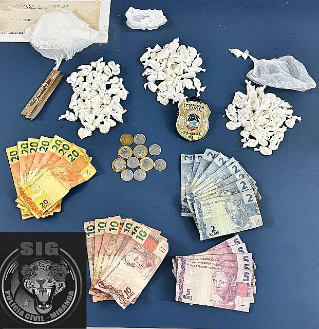 Dois adolescentes são apreendidos por tráfico de drogas em Miranda