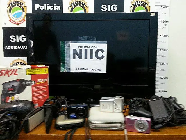 Polícia Civil esclarece série de furtos em Aquidauana
