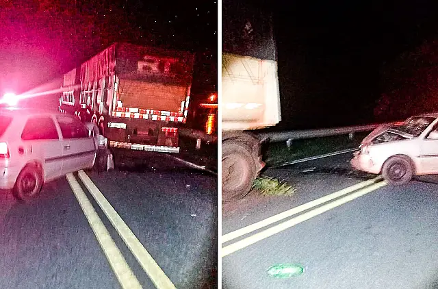Colisão entre carro e caminhão deixa um morto na rodovia MS-369