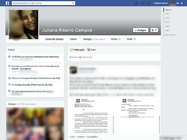 Em MS, mãe pede na Justiça que Facebook exclua perfil de filha morta