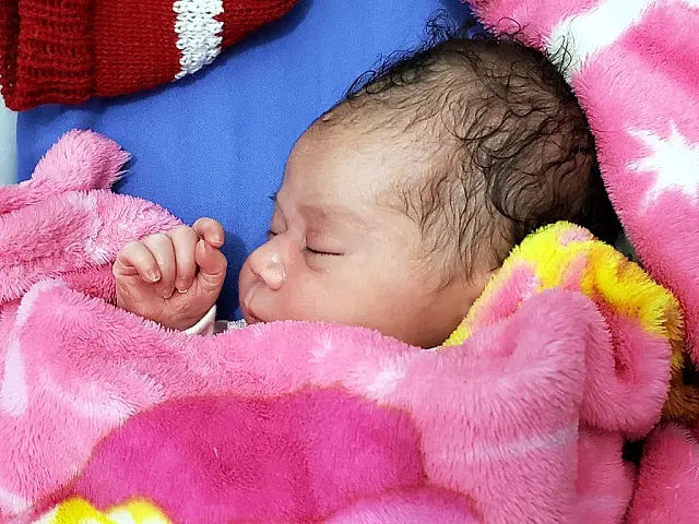 No MS, primeiro bebê do ano é uma menina