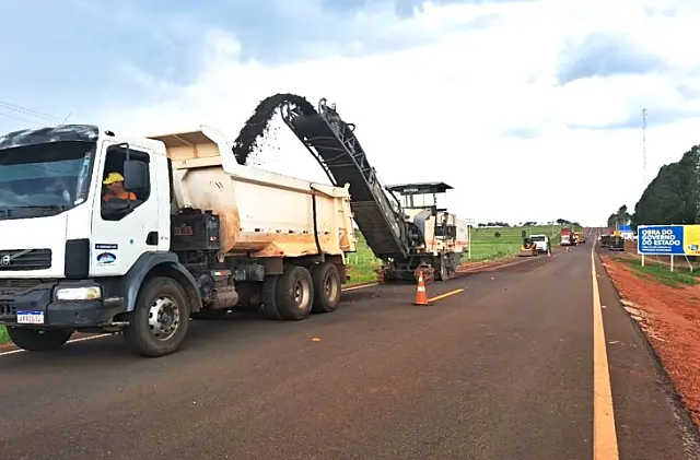 Rodovia concessionada pelo Estado utiliza técnica de reciclagem em obra