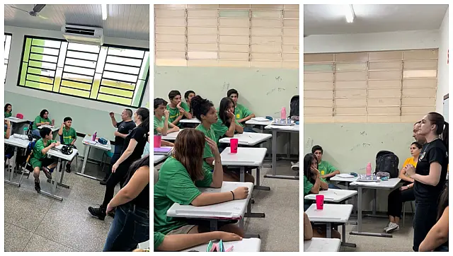 Alunos recebem orientações da Polícia Civil e são alertados sobre os perigos de notícias falsas