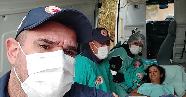 Bebê nasce dentro da viatura do SAMU de Aquidauana