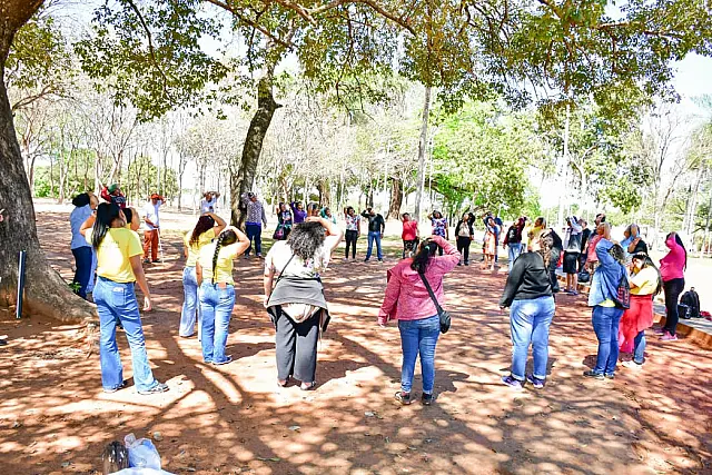 CAPS leva ação do Setembro Amarelo à Lagoa Comprida em Aquidauana