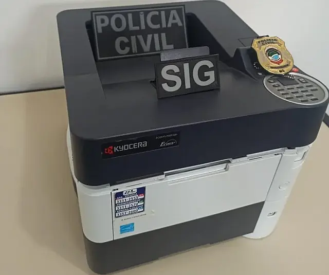 Homem é preso por furtar impressora de Capela