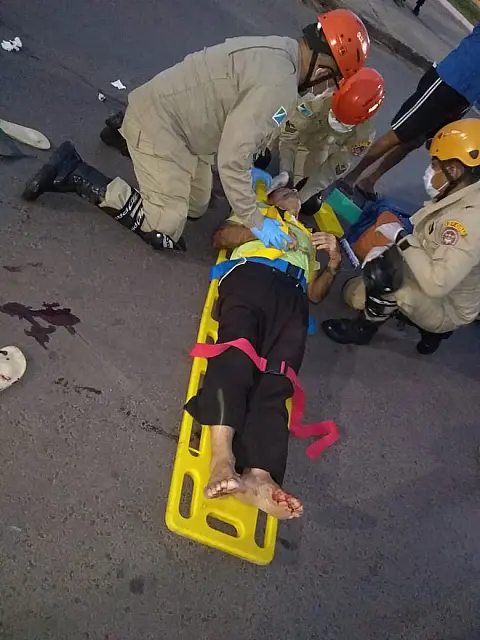 Ciclista sofre acidente de trânsito e é flagrado com revólver, munição e faca em Corumbá