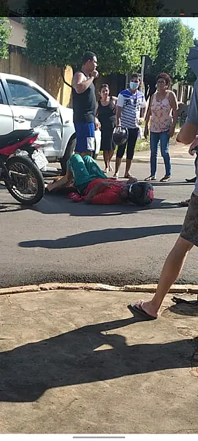 Homem fica ferido em acidente de trânsito em Anastácio