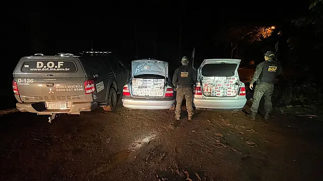 DOF apreende quase três mil pacotes de cigarros contrabandeados em Dourados